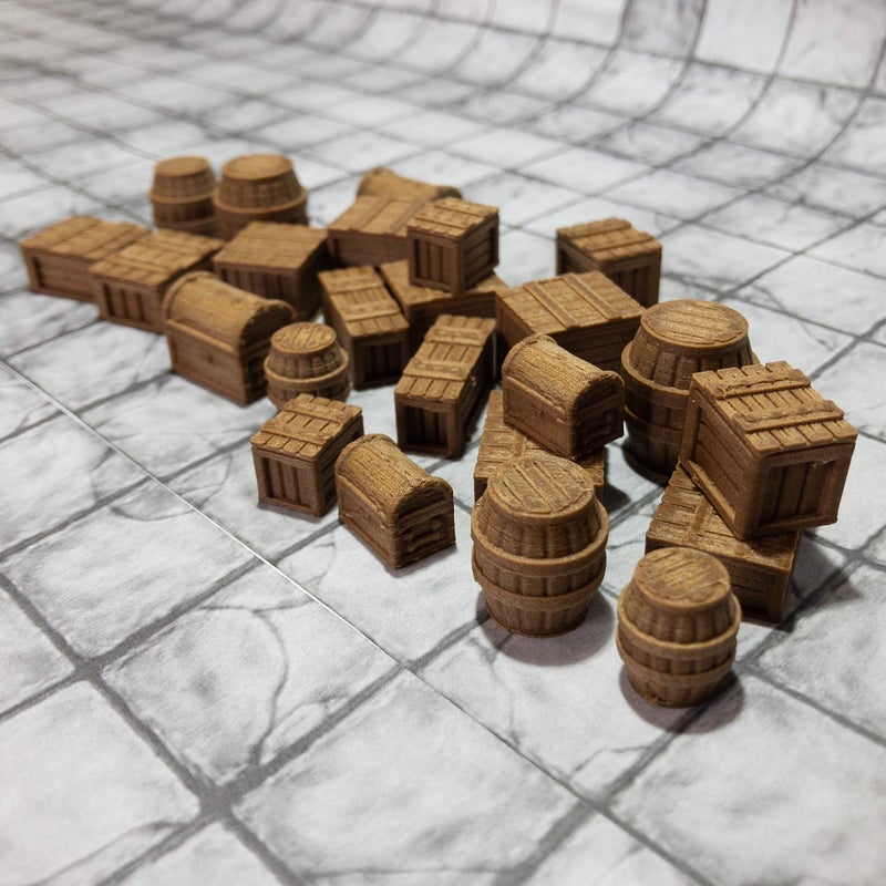 Extruded Gaming Crates Barrels and Chests - Image 2